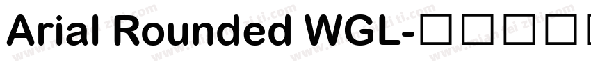 Arial Rounded WGL字体转换